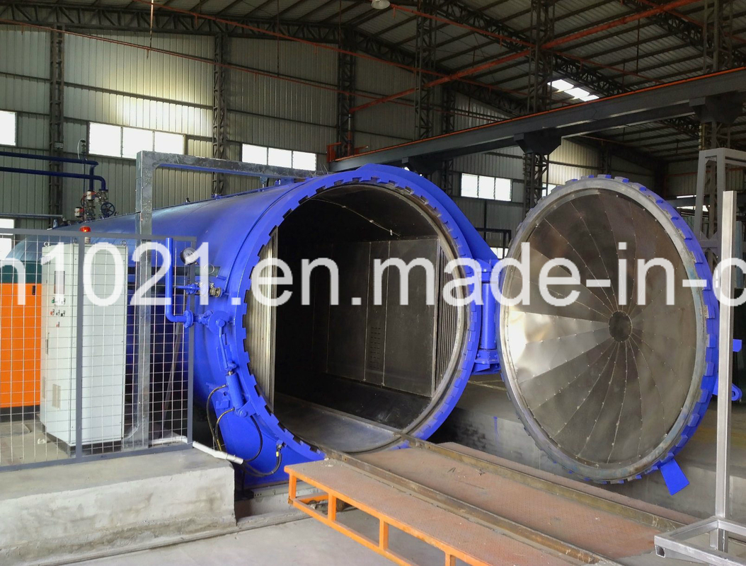 Advanced AAC Autoclave 2-3 chu kỳ Chu kỳ làm việc 204 độ C nhiệt độ thiết kế