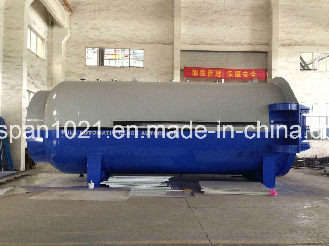 Nhà máy AAC với kích thước bên ngoài 32,8m*3,1m*4,0m