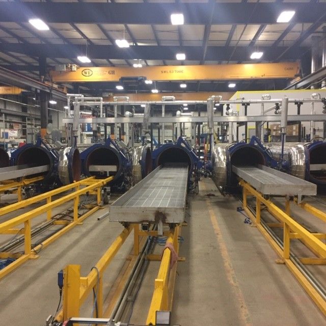 Autoclave hóa chất cao su với khóa liên động an toàn và hoàn toàn tự động, tiêu chuẩn CRN cho Canada