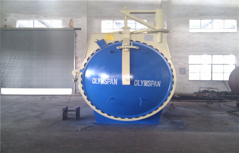 Autoclave hóa chất cao su với khóa liên động an toàn và hoàn toàn tự động, tiêu chuẩn CRN cho Canada